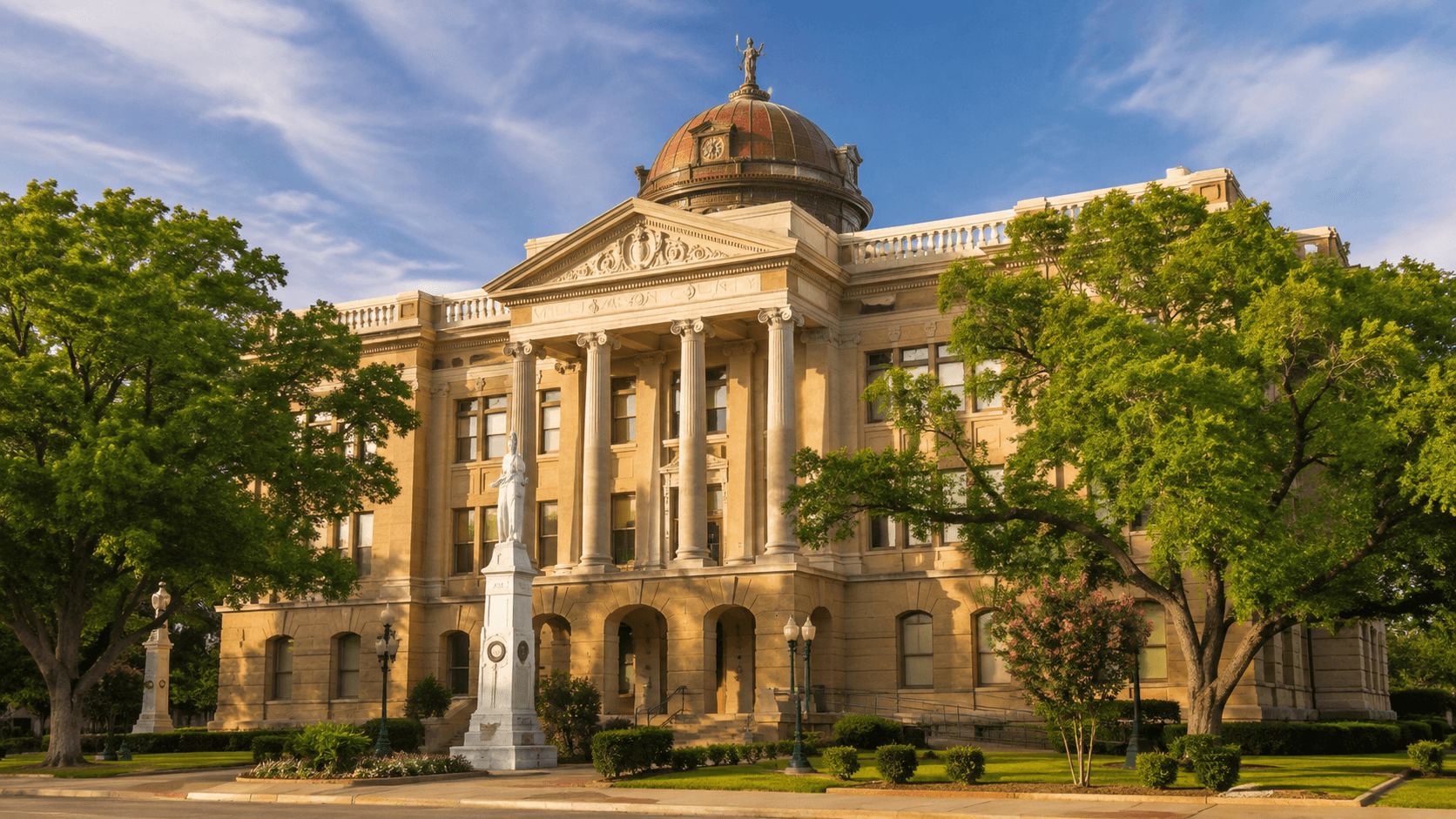 Williamson County Courthouse in Georgetown, TX