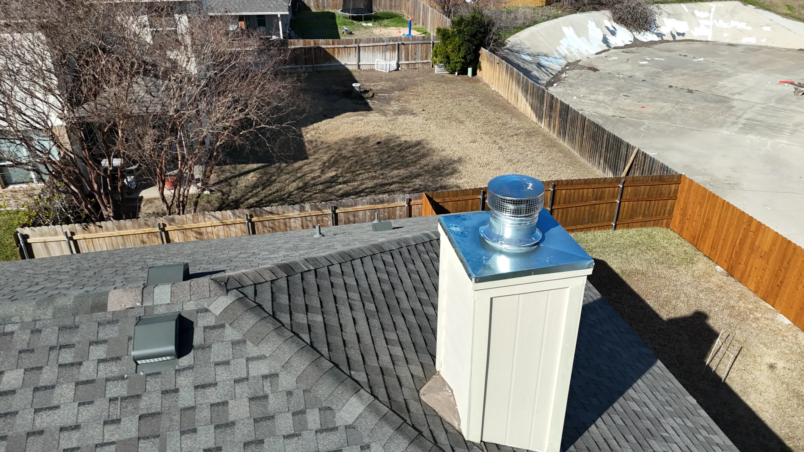 Chimney cleaning and exterior repair work in San Marcos, TX