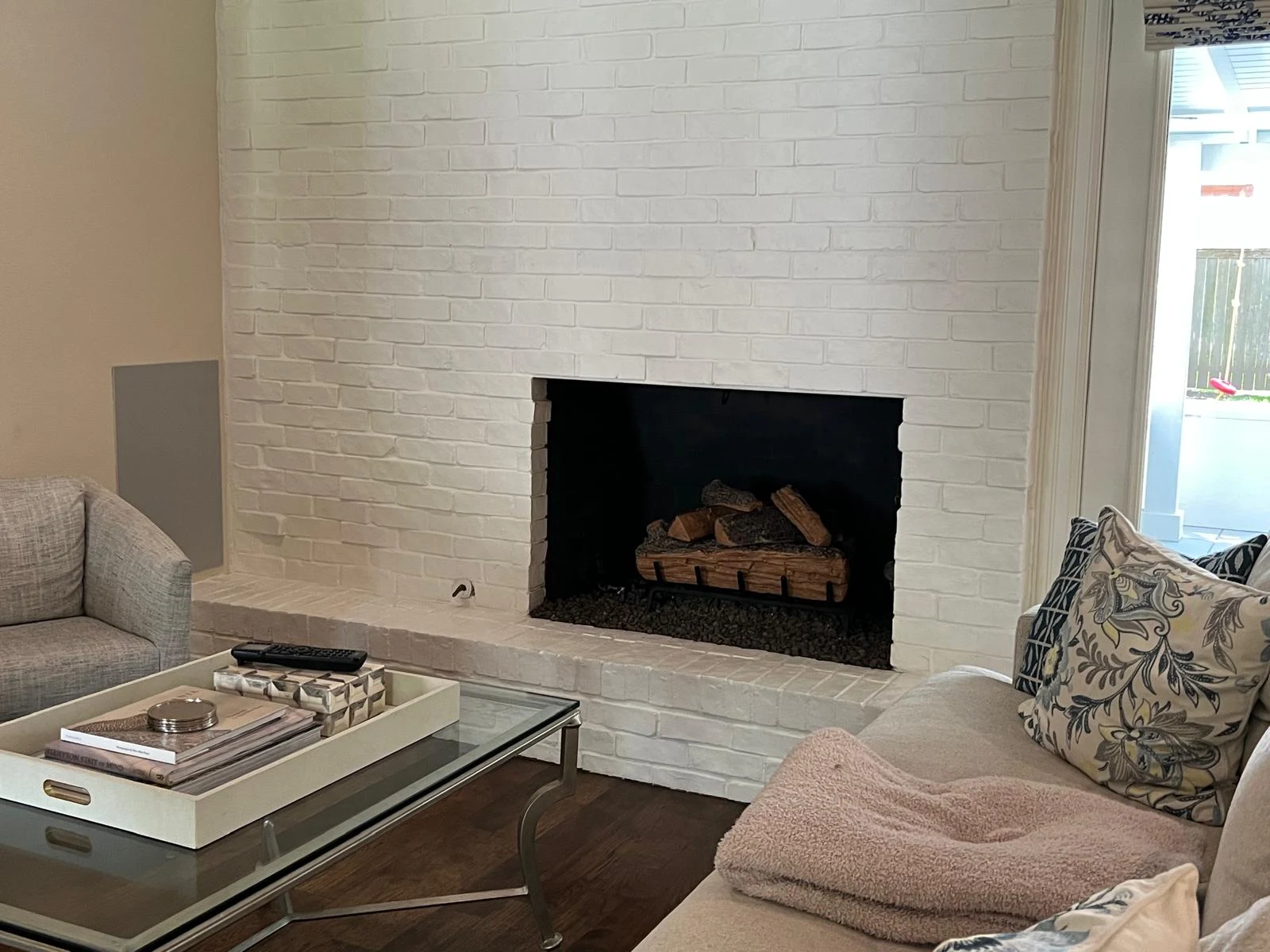 Gas fireplace service project in Killeen, TX