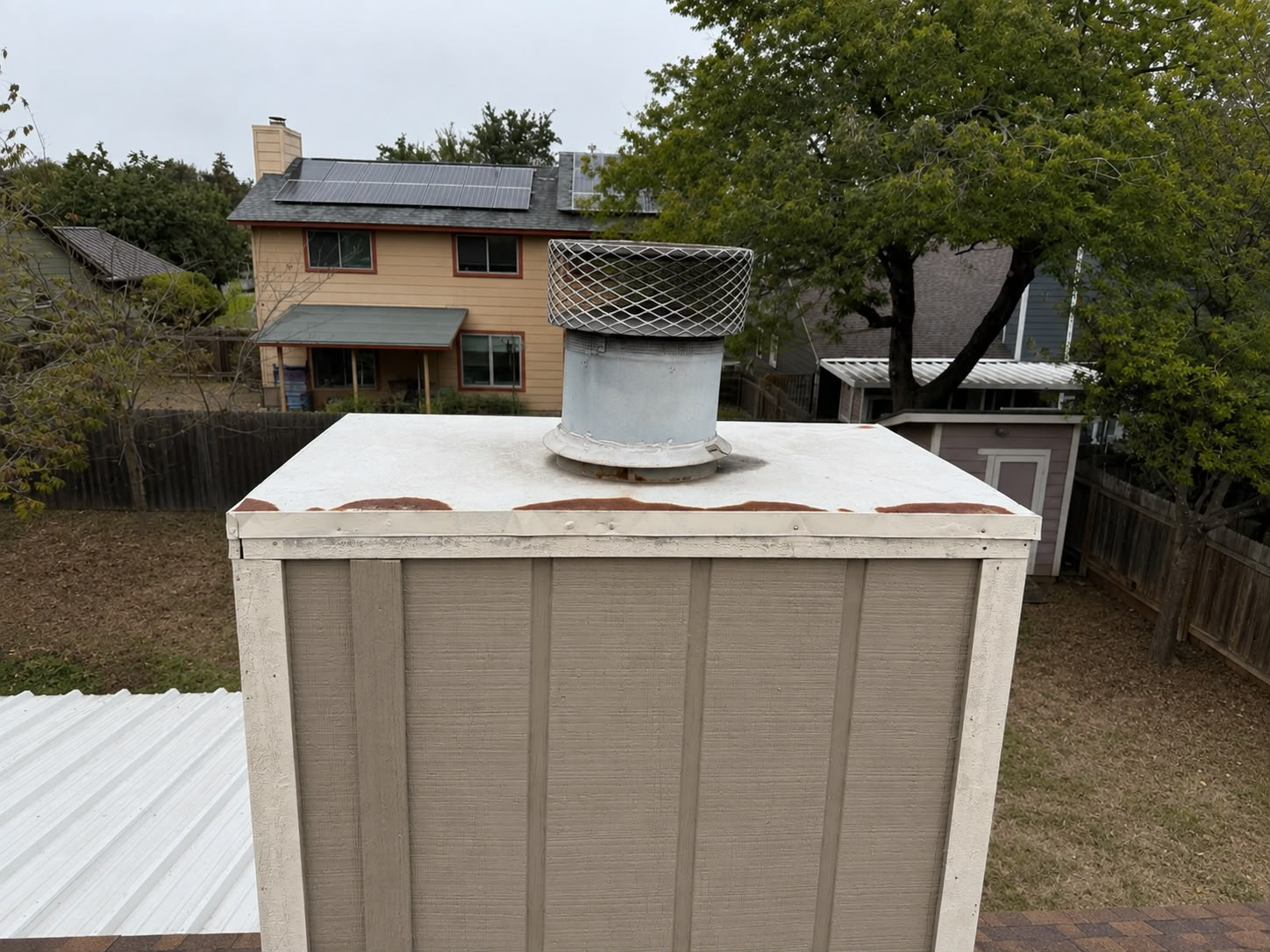 Chimney before repair service