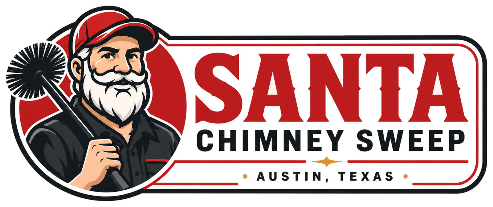 Santa Chimney Sweep, Austin, Texas