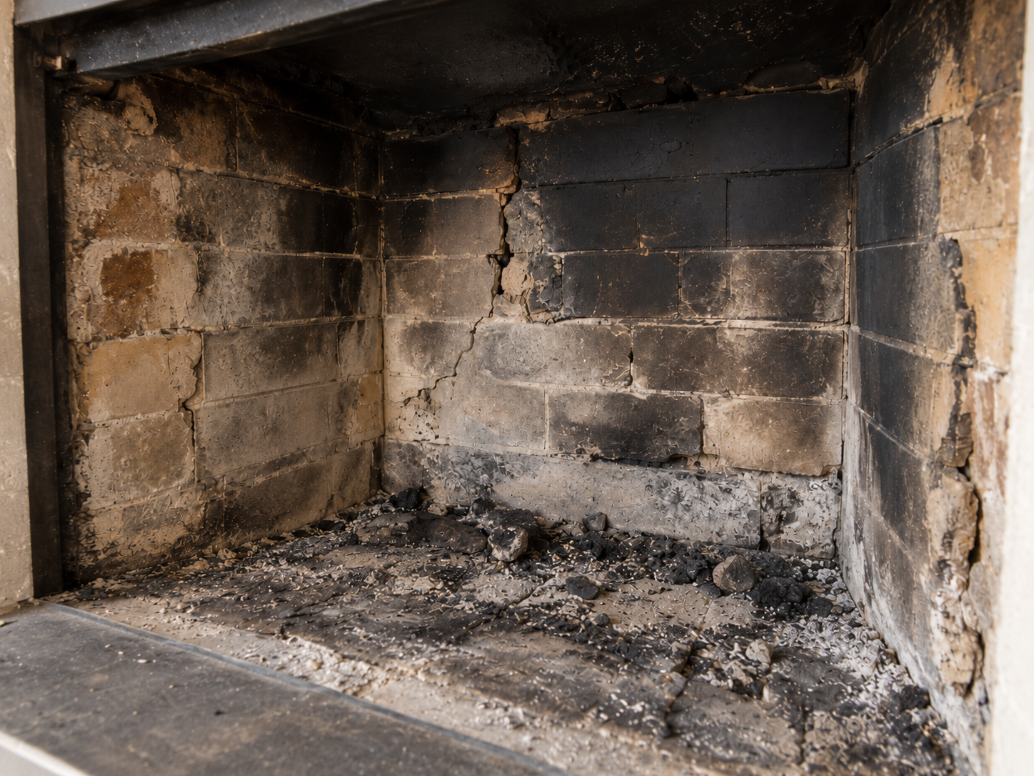 Chimney firebox and structural repair before